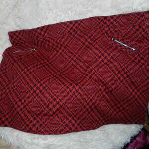 fleur de lis front zipper pockets skirts plus size 26 🆕SHIP FAST⌚ 📦🏃